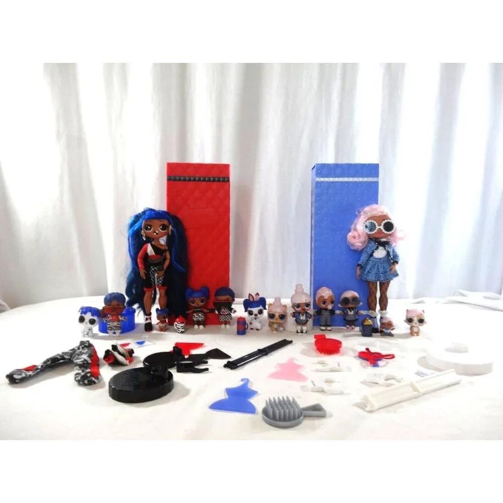 LOL Surprise OMG Downtown BB Uptown Girl‎ Locker Sets Big Sister Pet Accessories